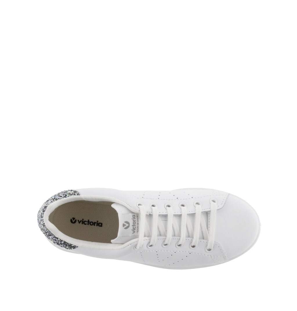 Victoria TENIS PIEL & GLITTER ANTRACITA