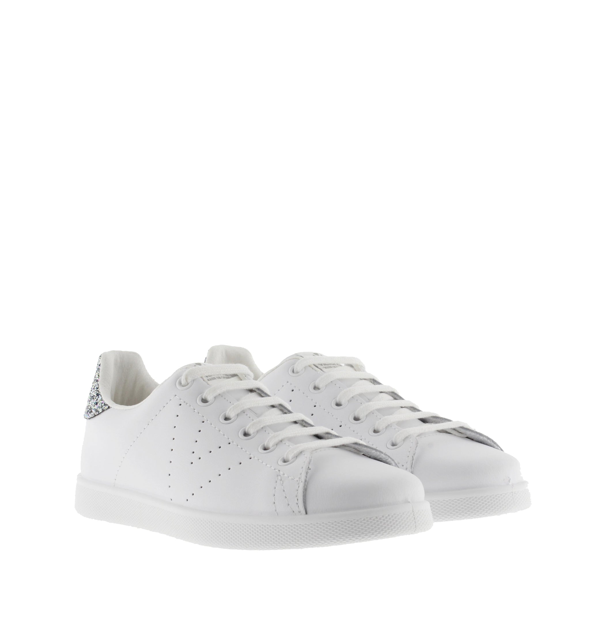 Victoria TENIS PIEL & GLITTER ANTRACITA