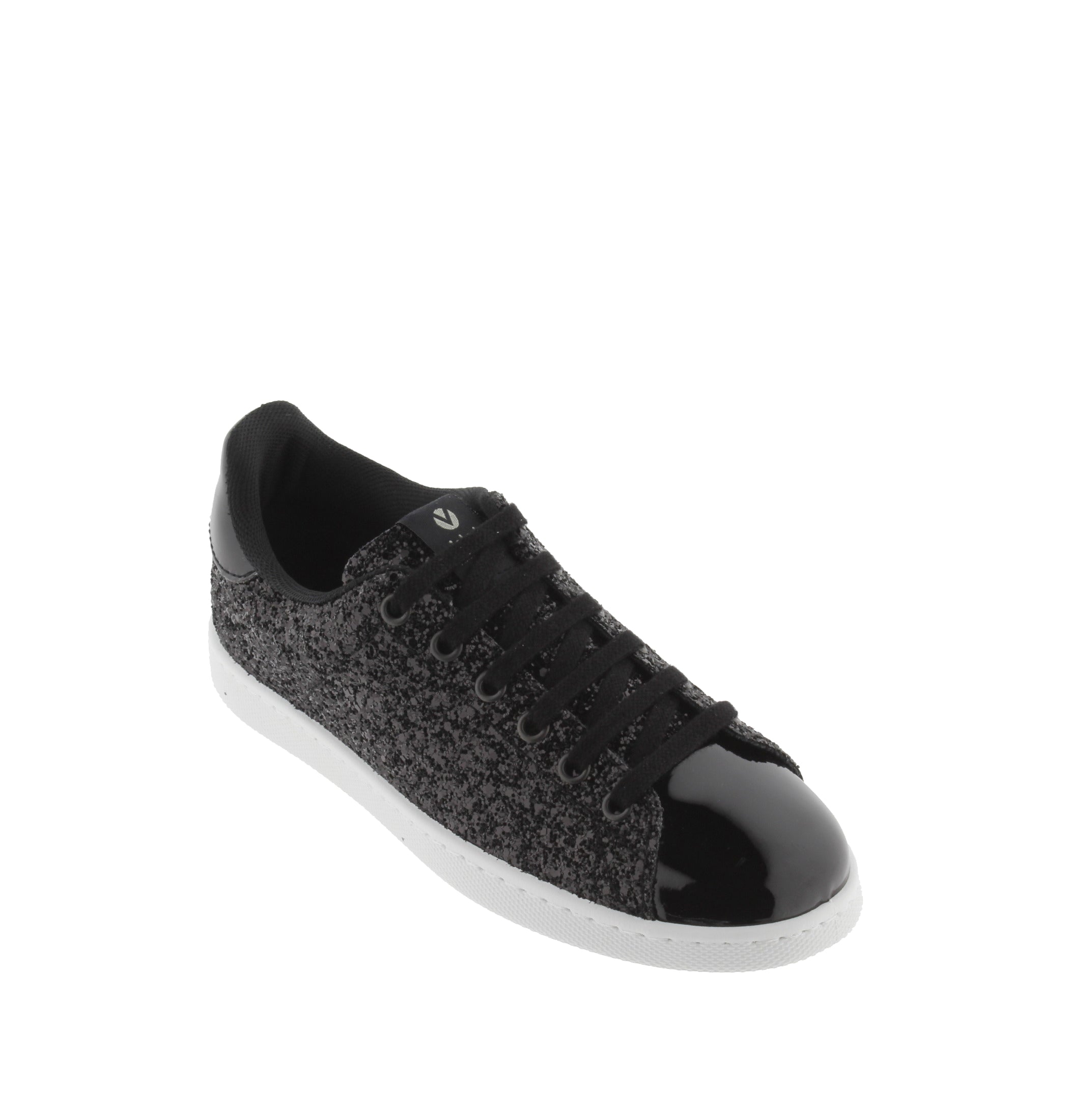 Victoria TENIS GLITTER NEGRO