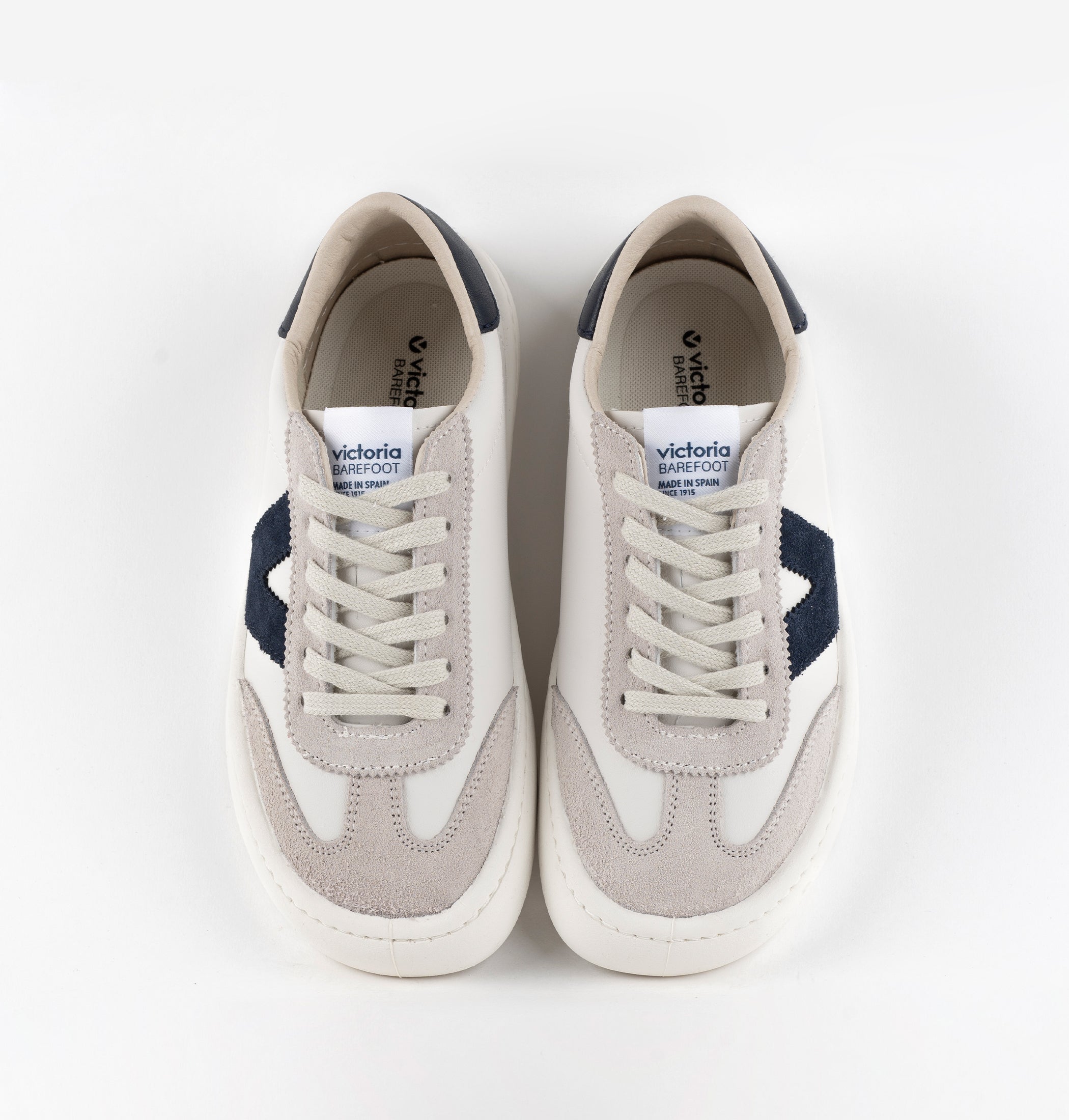 Victoria OLMO BAREFOOT EFECTO PIEL & SERRAJE MARINO