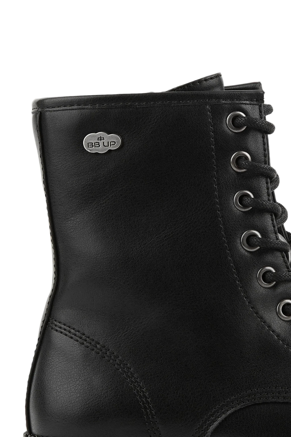 BOTÍN MILITAR NEGRO DE MUJER EN SUELA TRACK | 2608 PU NEGRO