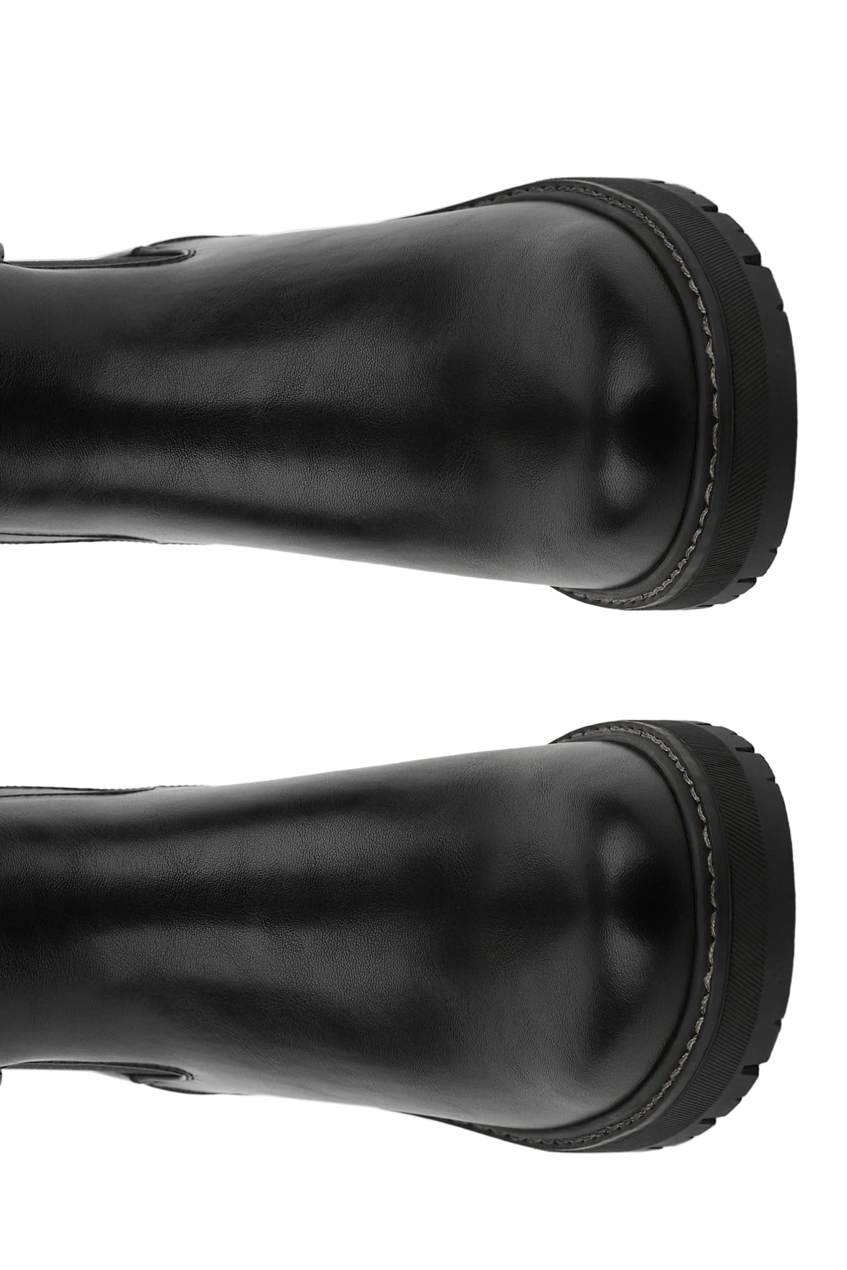 BOTINES DE MUJER CON TACÓN Y HEBILLA | 2623 PU NEGRO