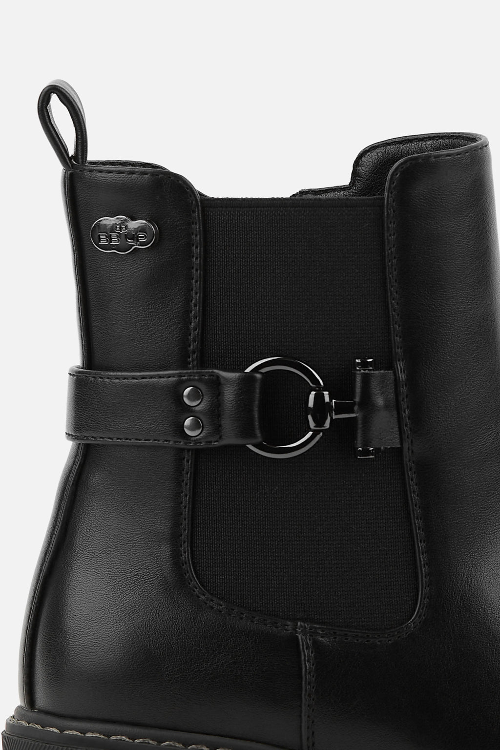 BOTINES DE MUJER CON TACÓN Y HEBILLA | 2623 PU NEGRO