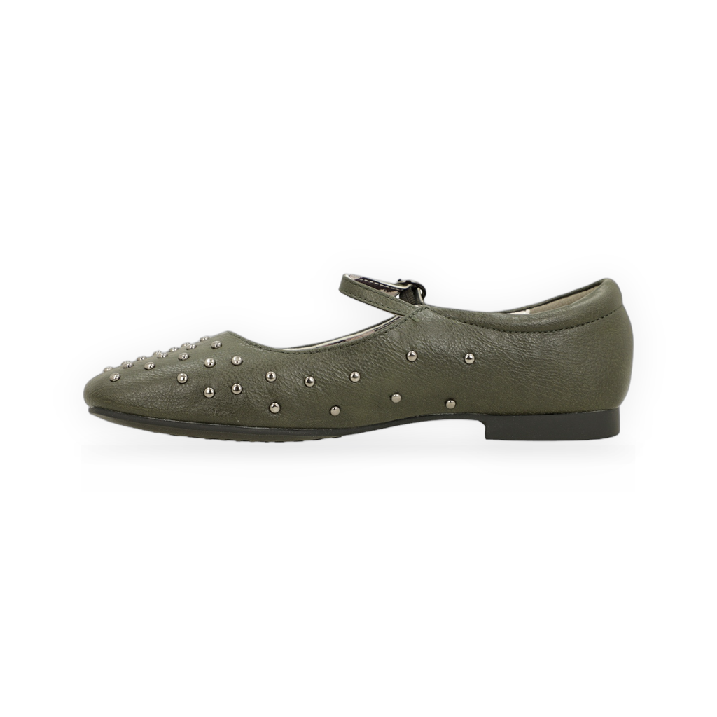 Anekke - Bailarinas tachuelas verde kaki