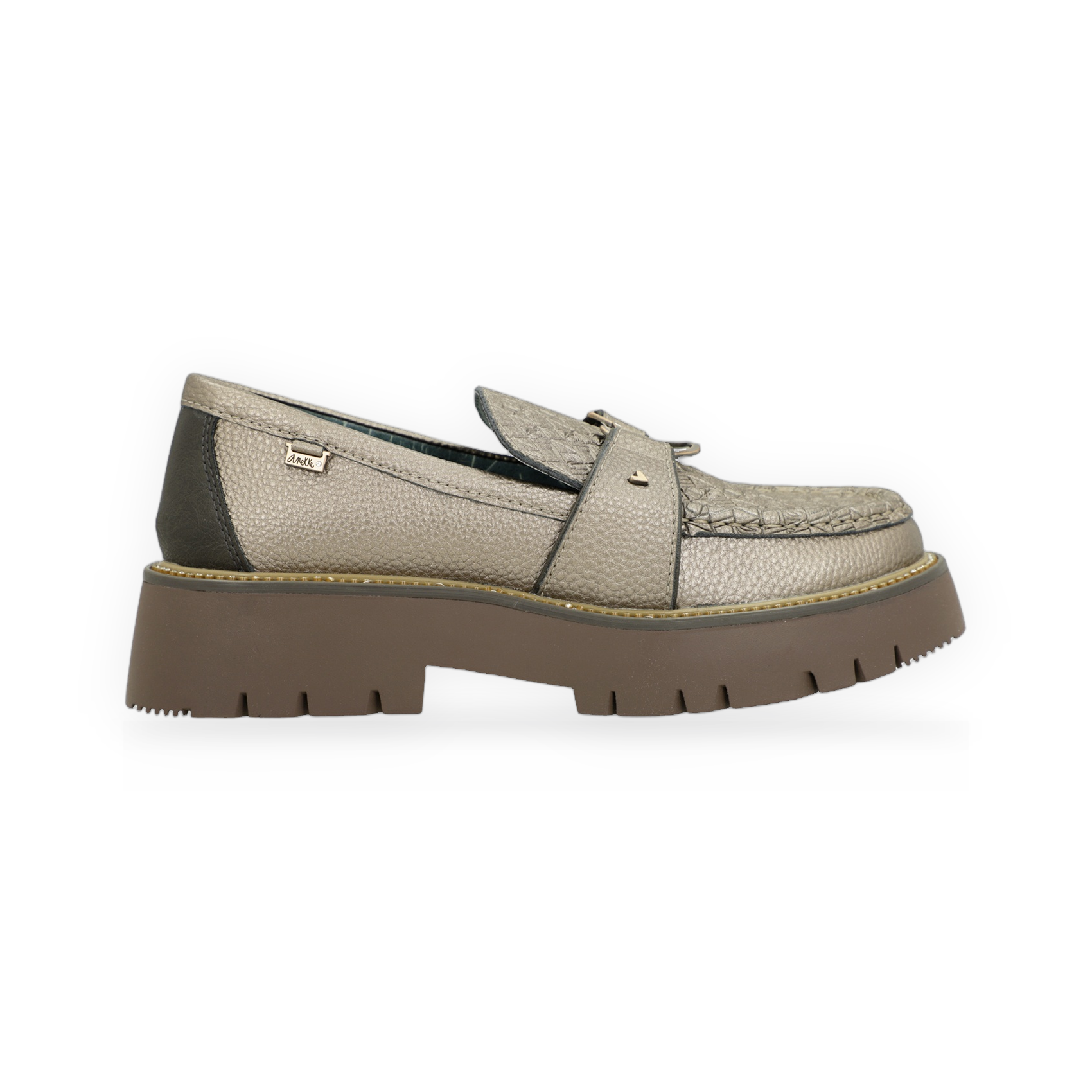 Anekke - Mocasines Towanda dorados