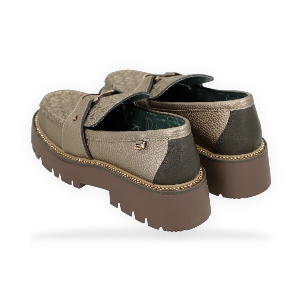 Anekke - Mocasines Towanda dorados