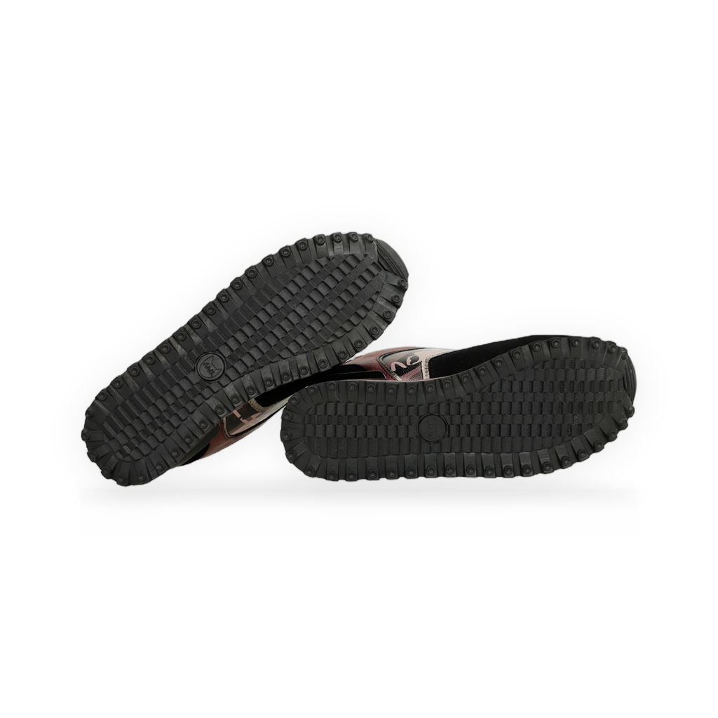 Anekke - Deportivos plataforma negro estampado