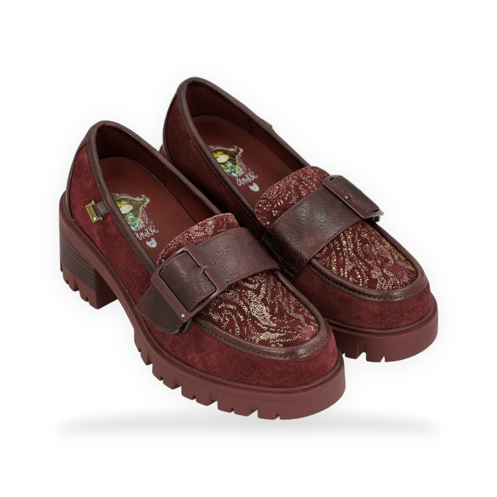 Anekke - Mocasines burdeos