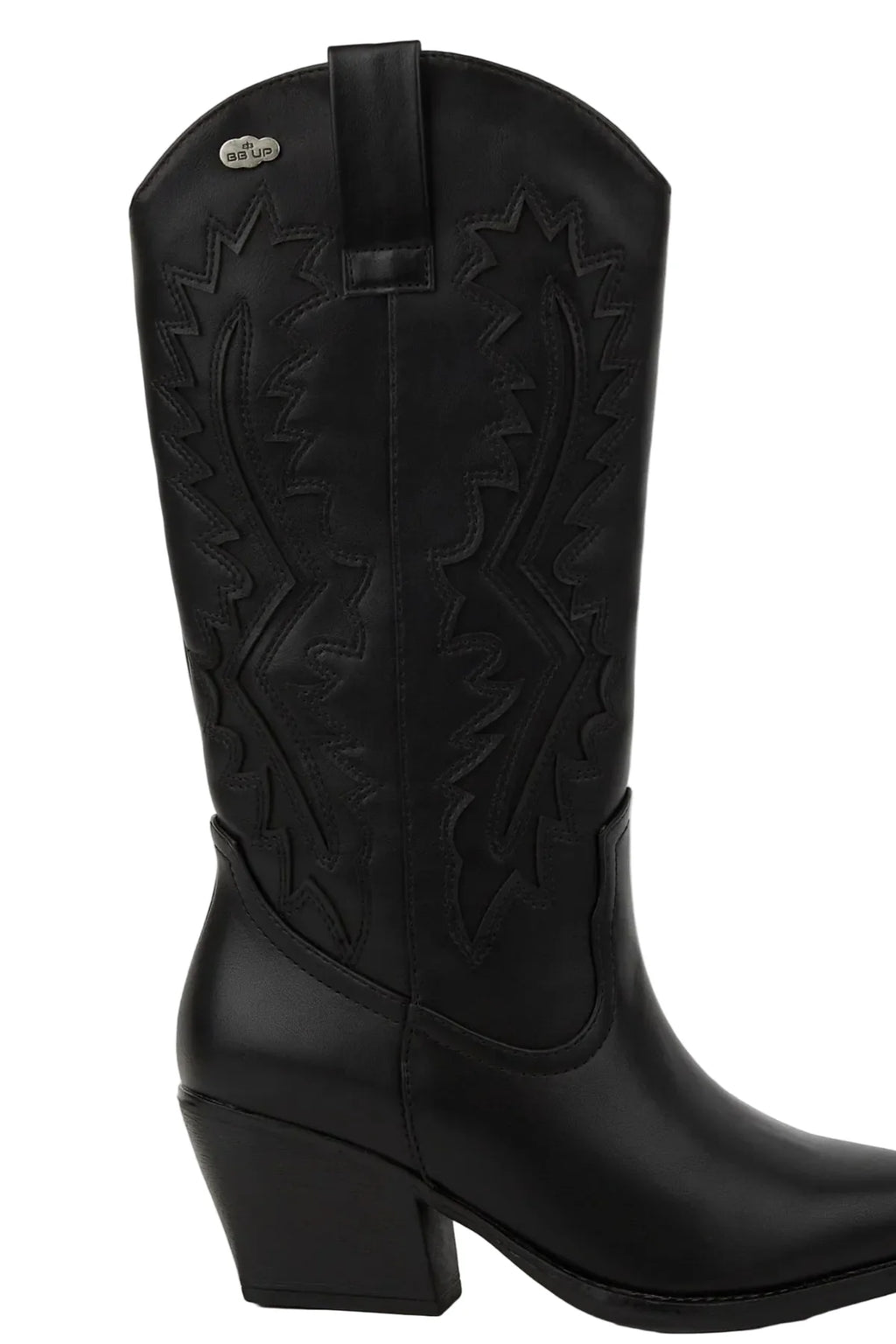 BOTA COWBOY DE MUJER NEGRA CON TACÓN CORTO | 2642 ANTE NEGRO