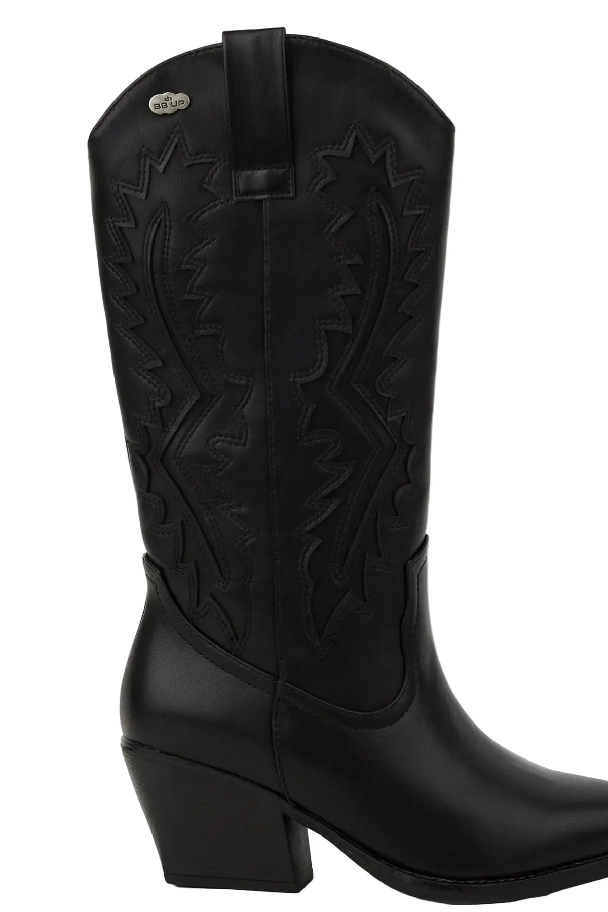 BOTA COWBOY DE MUJER NEGRA CON TACÓN CORTO | 2642 ANTE NEGRO