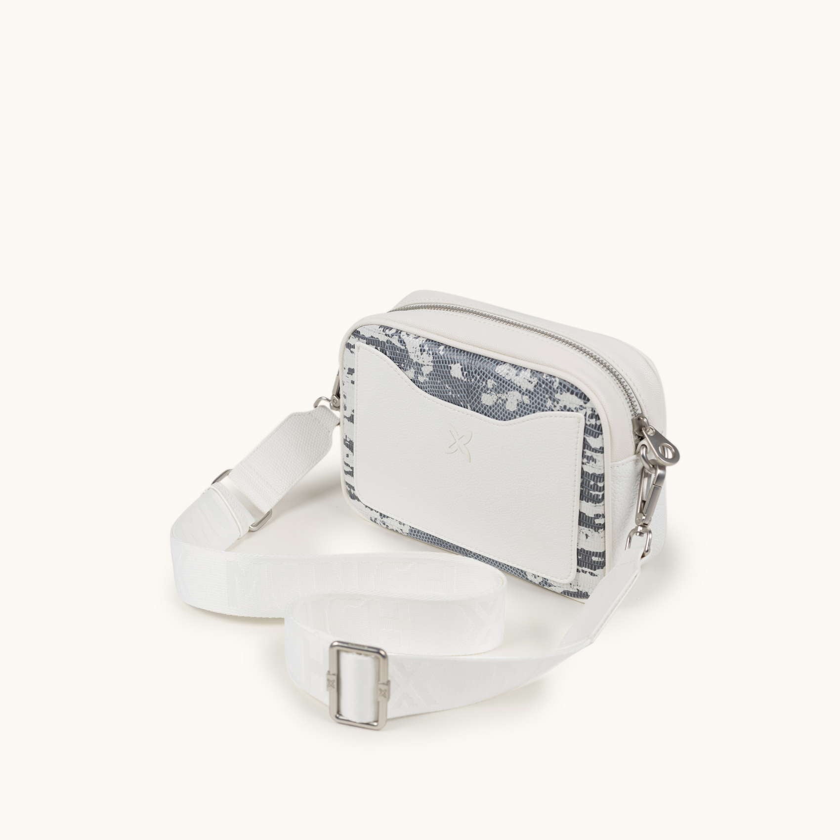 Munich 7113460 Block Fun Fw25 Crossbody Camera Blanco