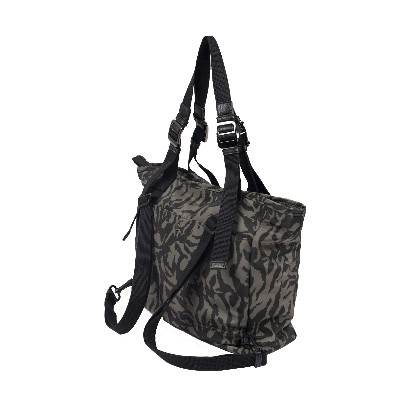 Munich Zone Shopper Backpack Print Tiger Khaki 7113534