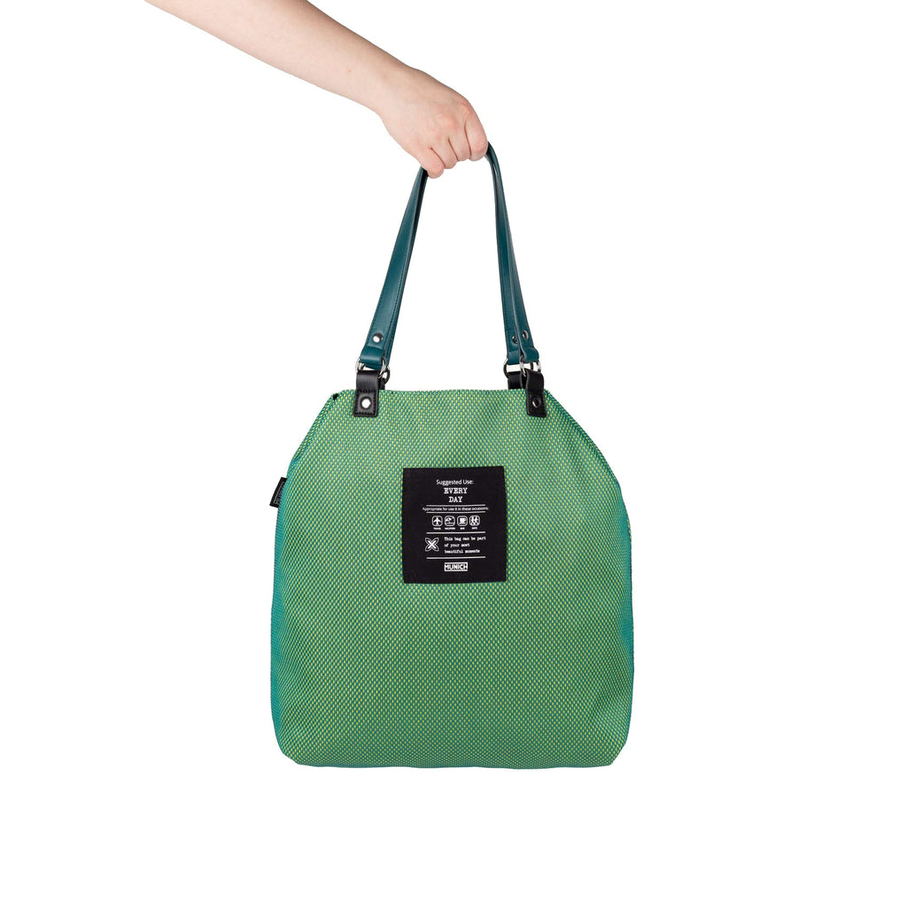 Munich Gogo Spin Reversible Tote Bag Aqua/Black 7113551