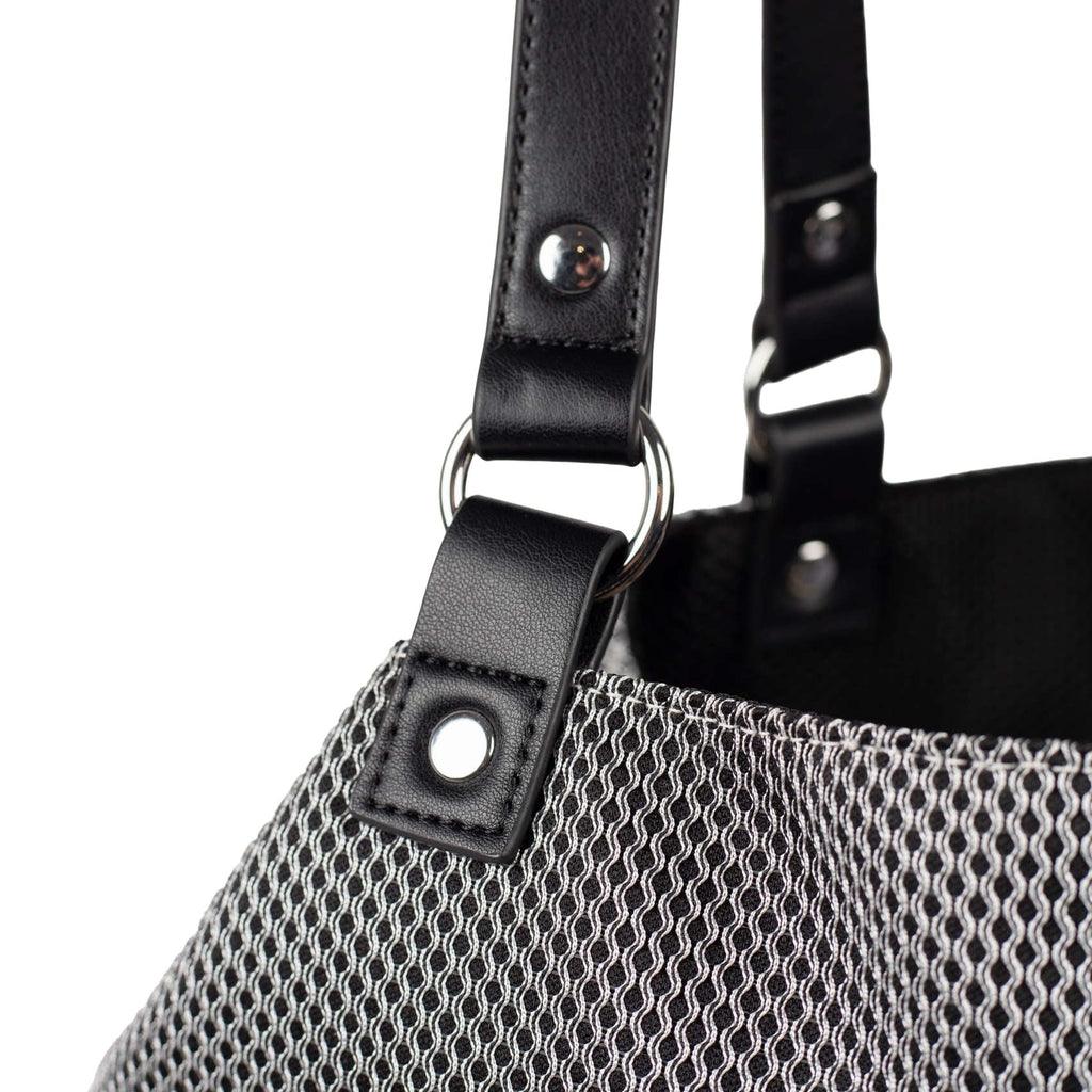 Munich Gogo Spin Reversible Tote Bag Black/White 7113552