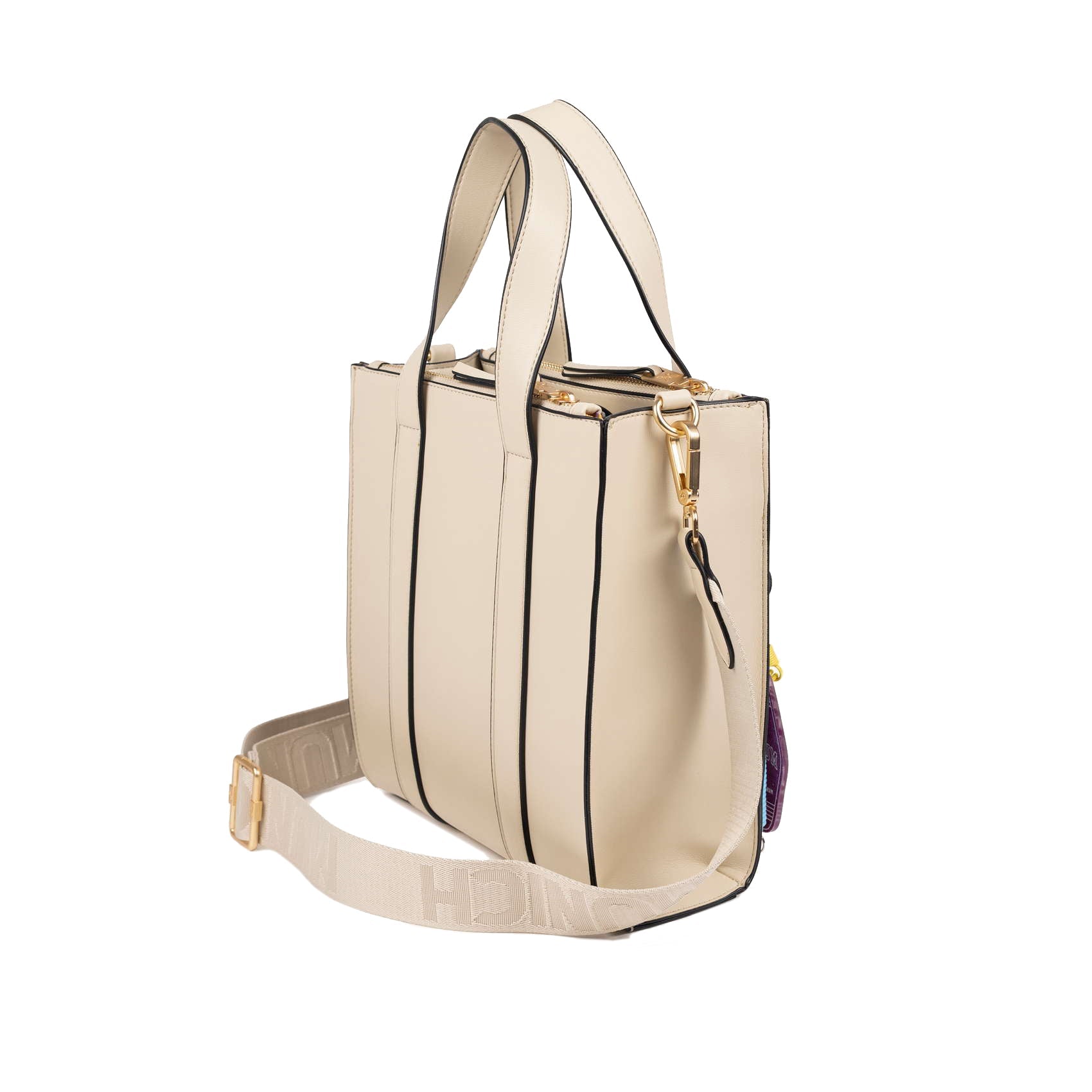 Munich Charms Crossbody Tote Cream 7113583