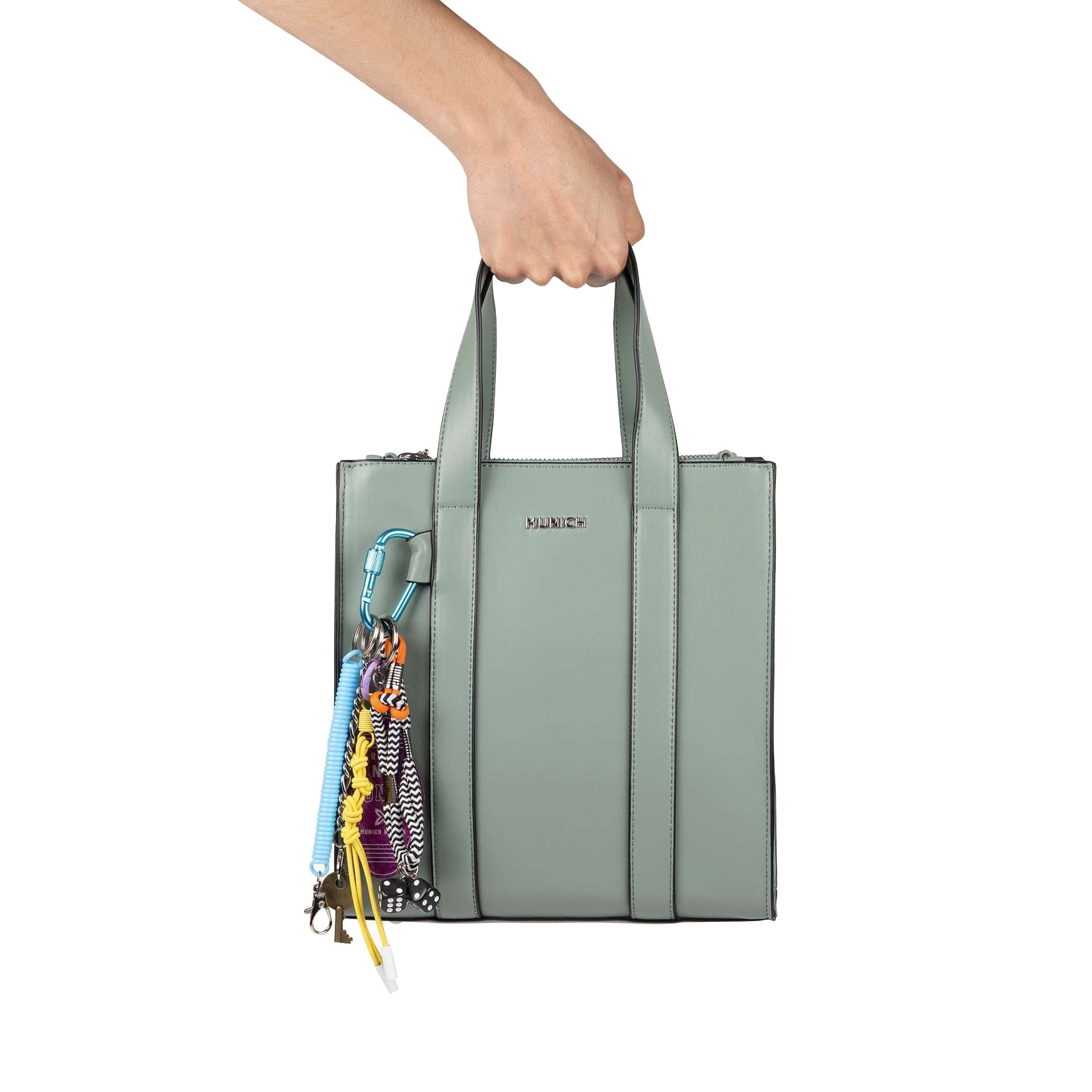 Munich Charms Crossbody Tote Aqua 7113584