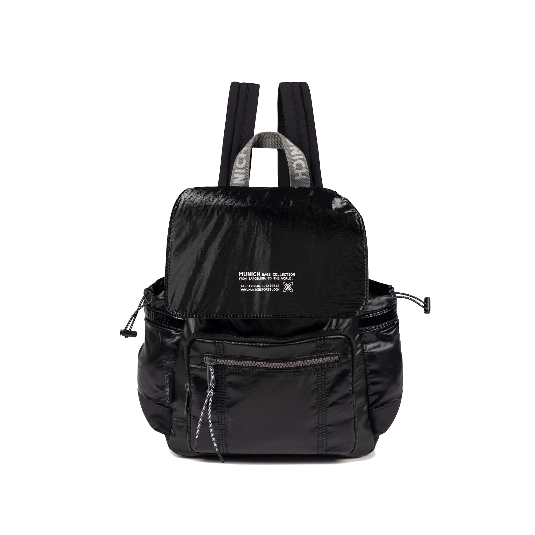 Munich Deep Recycled Backpack Black 7113586