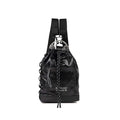 Munich Deep Recycled Drawstring Backpack Black 7113594