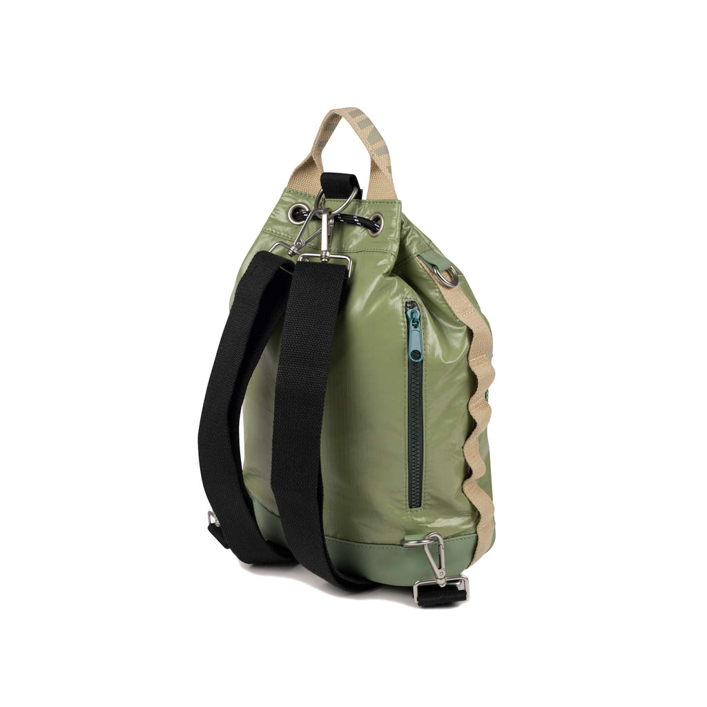 Munich Deep Recycled Drawstring Backpack Khaki 7113596