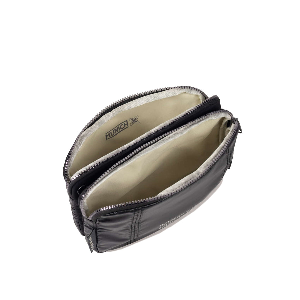 Munich Deep Recycled Crossbody Double Black 7113598