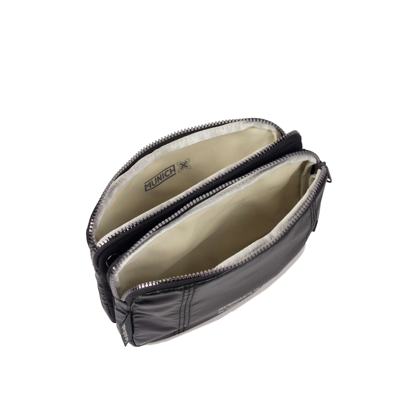 Munich Deep Recycled Crossbody Double Black 7113598