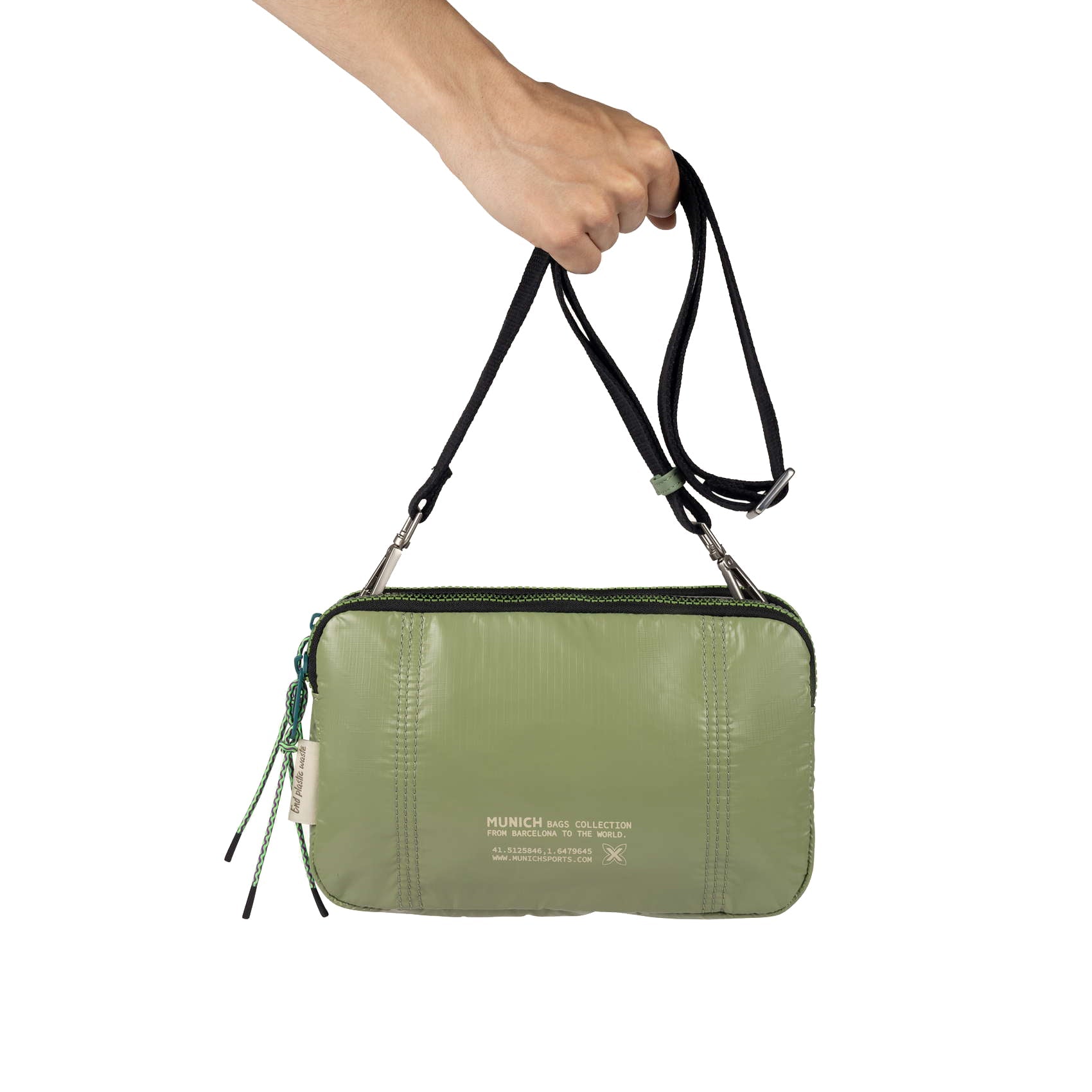 Munich Deep Recycled Crossbody Double Khaki 7113600