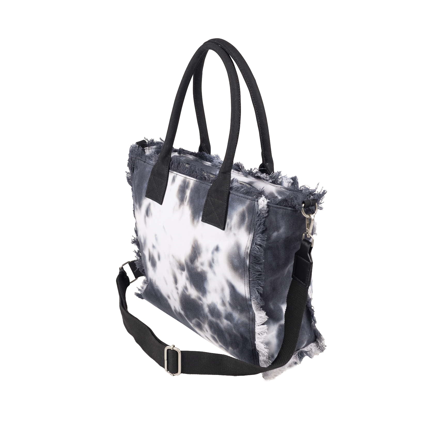 Munich Scuba Black And White Shopper 7113611