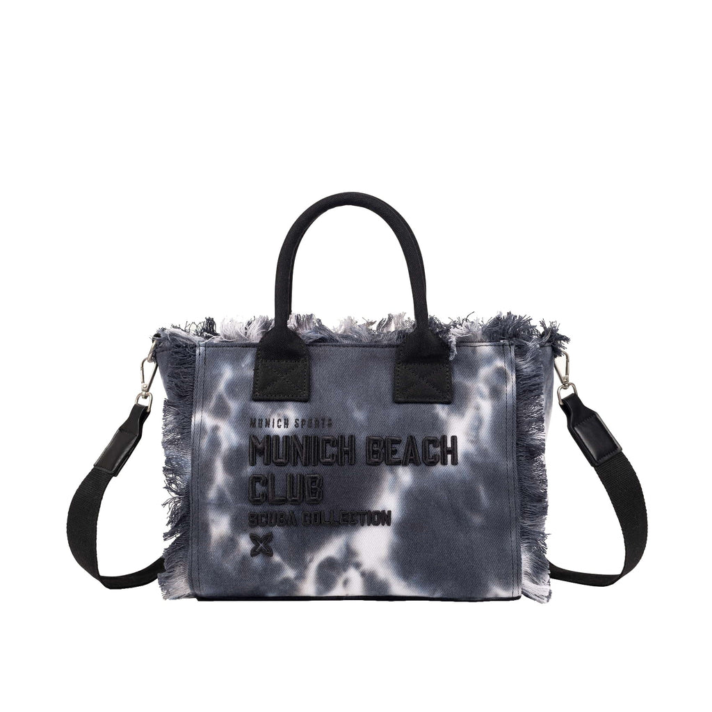 Munich Scuba Black And White Crossbody 7113615
