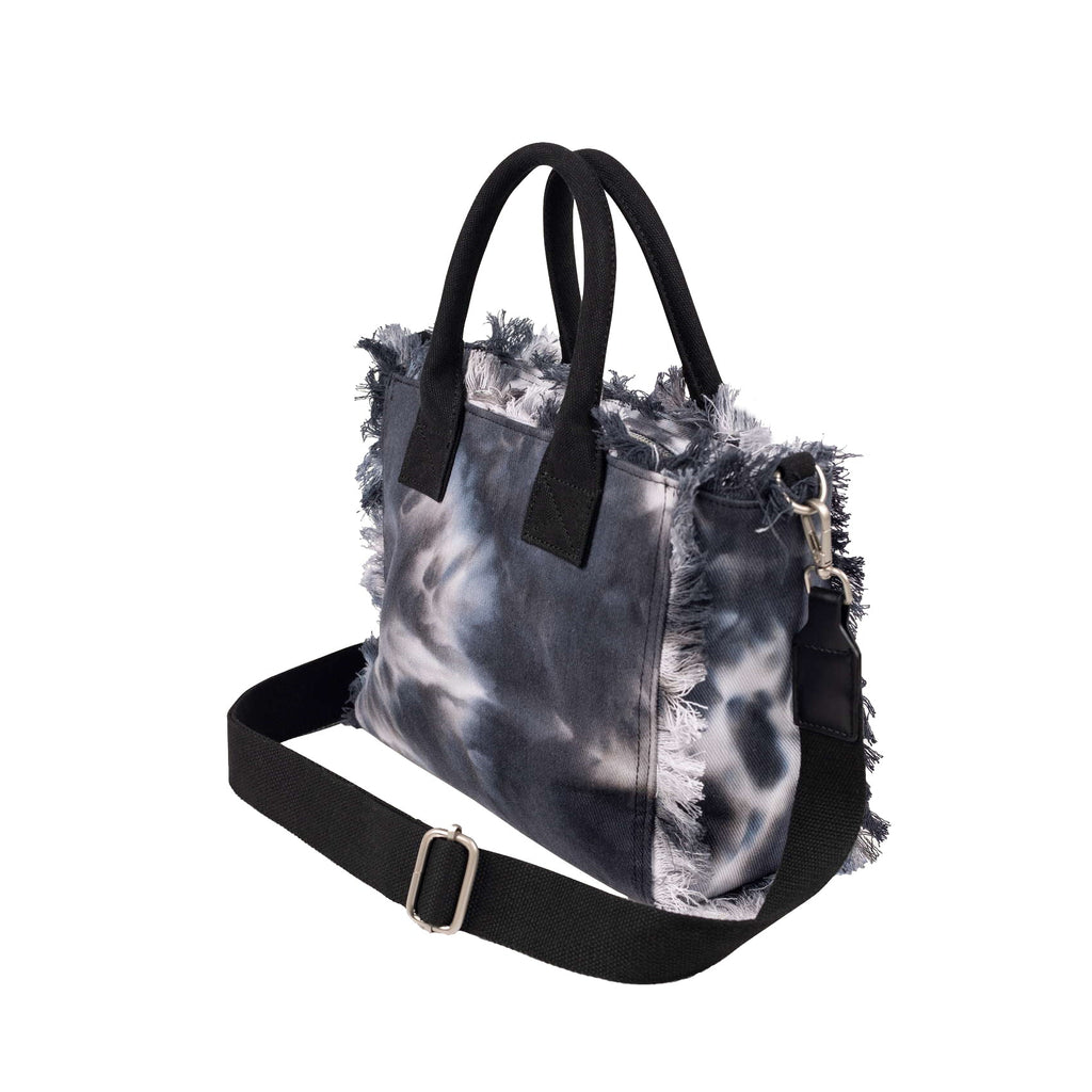 Munich Scuba Black And White Crossbody 7113615