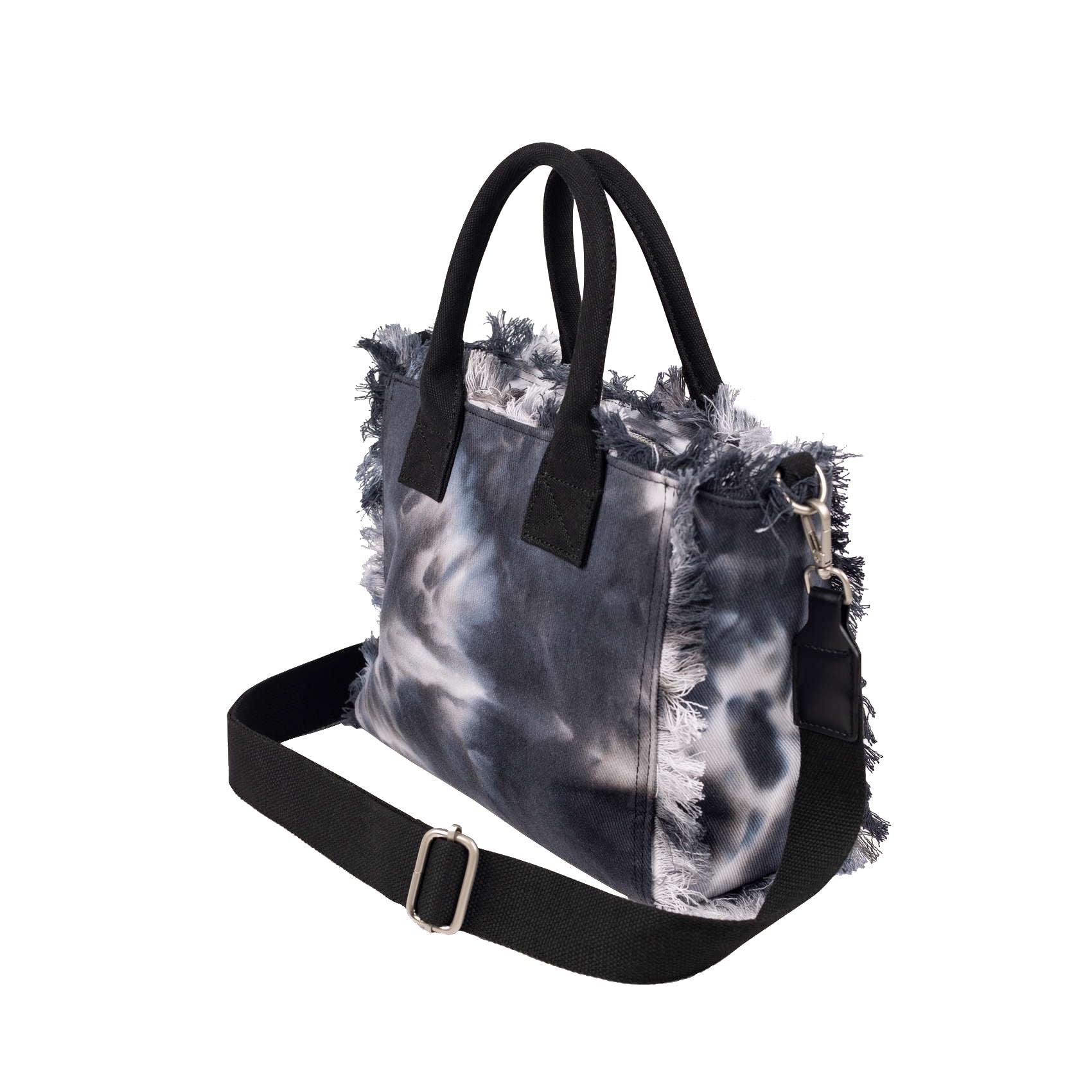 Munich Scuba Black And White Crossbody 7113615