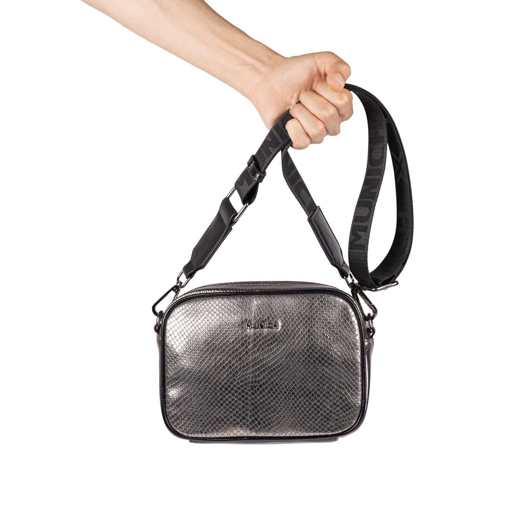 Munich Block Fun Silver Night Crossbody Camera 7113622