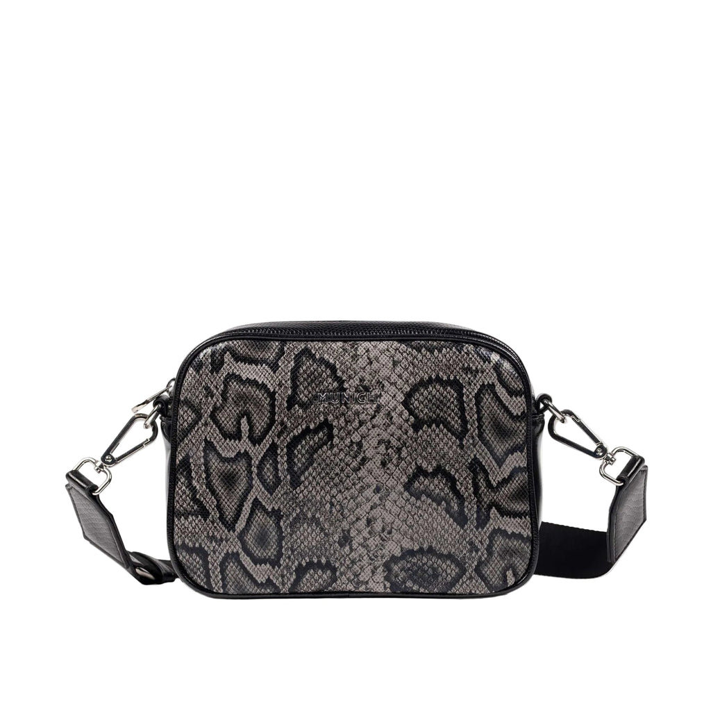 Munich Block Fun Black Lizard Crossbody Camera 7113623