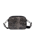 Munich Block Fun Black Lizard Crossbody Camera 7113623