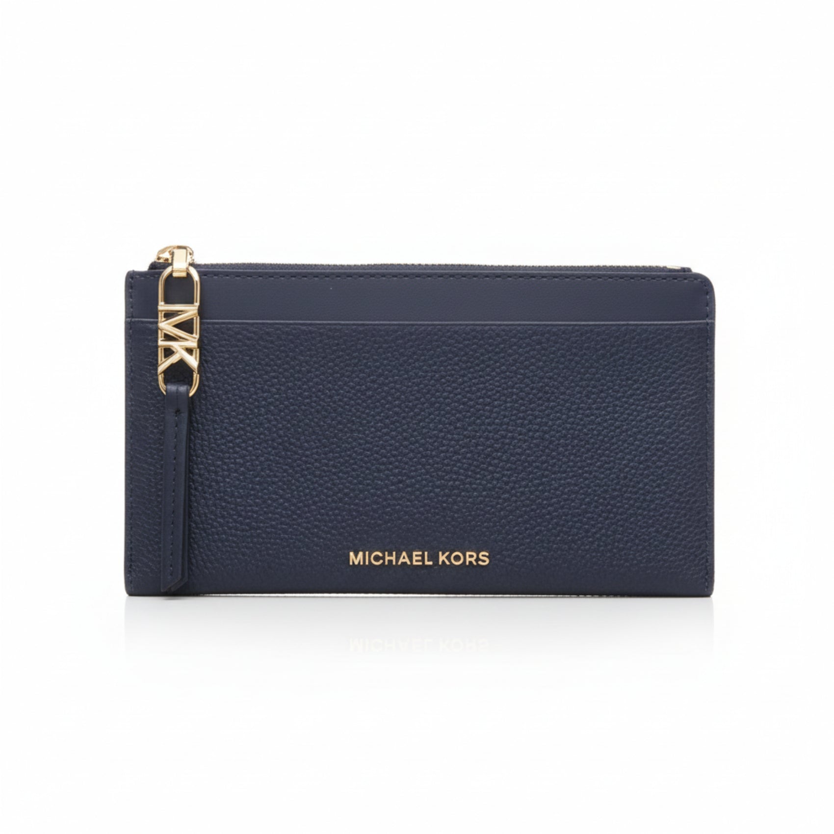 Michael Kors Wallets EMPIRE LG ZIP CARD CASE - blue