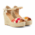 La Valeta Camelia Peep Toe Beige