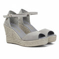 La Valeta Charlene Peep Toe Gris