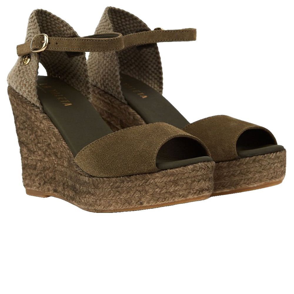 La Valeta Charlene Peep Toe Oliva