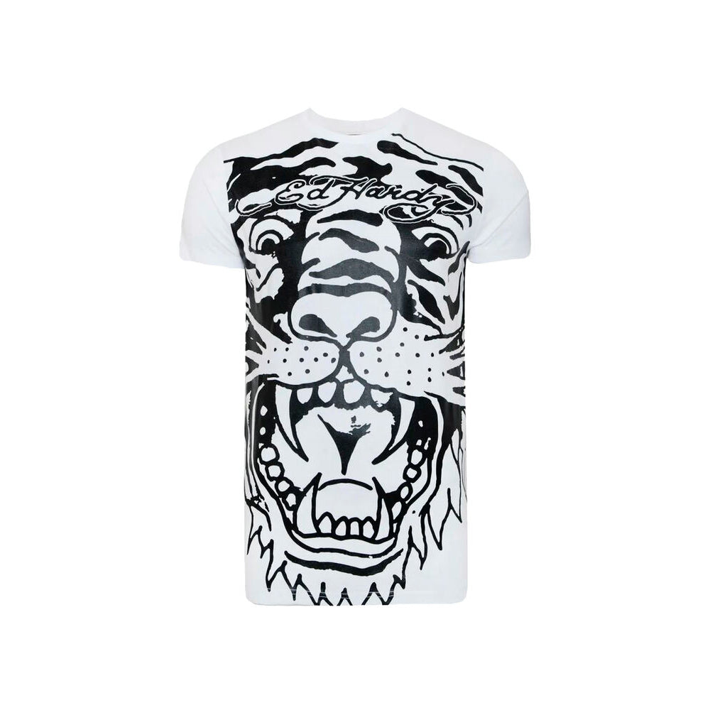 Ed Hardy Big-Tiger T-Shirt White