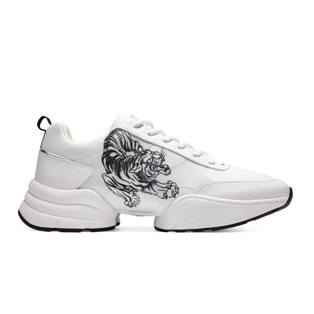 Ed Hardy Caged Runner Tiger White-Black