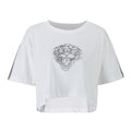 Ed Hardy Tiger Glow Crop Top White
