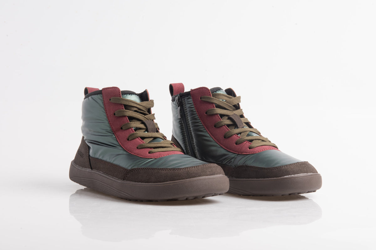 ZAPATILLA BAREFOOT ALTA DE MUJER MULTICOLOR CON SUELA GRUESA | 2702 Kaki