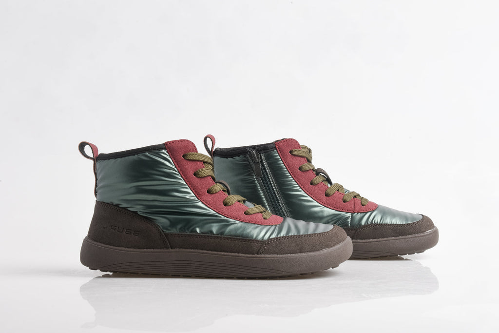 ZAPATILLA BAREFOOT ALTA DE MUJER MULTICOLOR CON SUELA GRUESA | 2702 Kaki