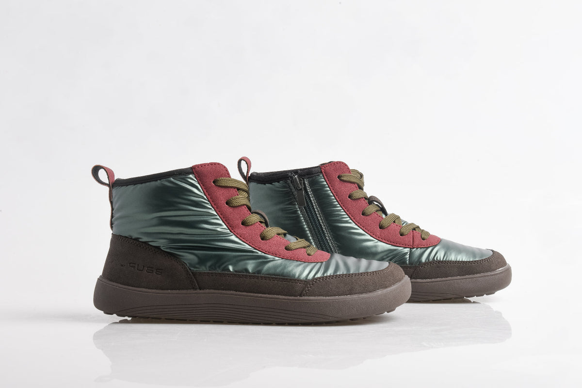 ZAPATILLA BAREFOOT ALTA DE MUJER MULTICOLOR CON SUELA GRUESA | 2702 Kaki