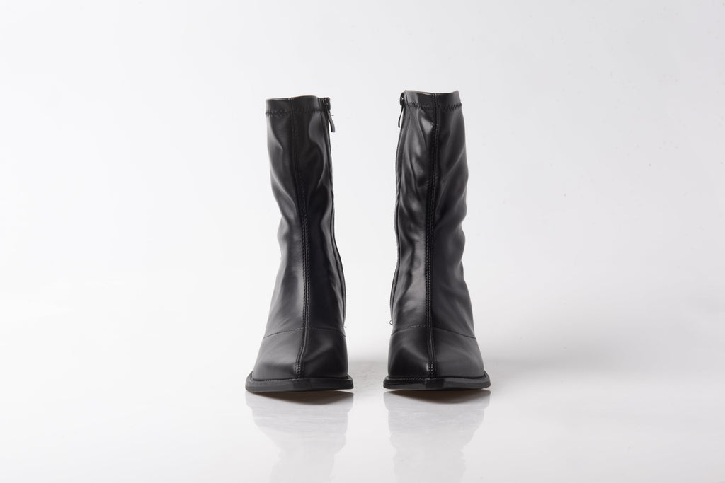 BOTÍN NEGRO DE MUJER CON TACÓN | 2727 PU Negro