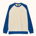 Munich Lifestyle 2507680 Ranglán Sweatshirt Chad Blue