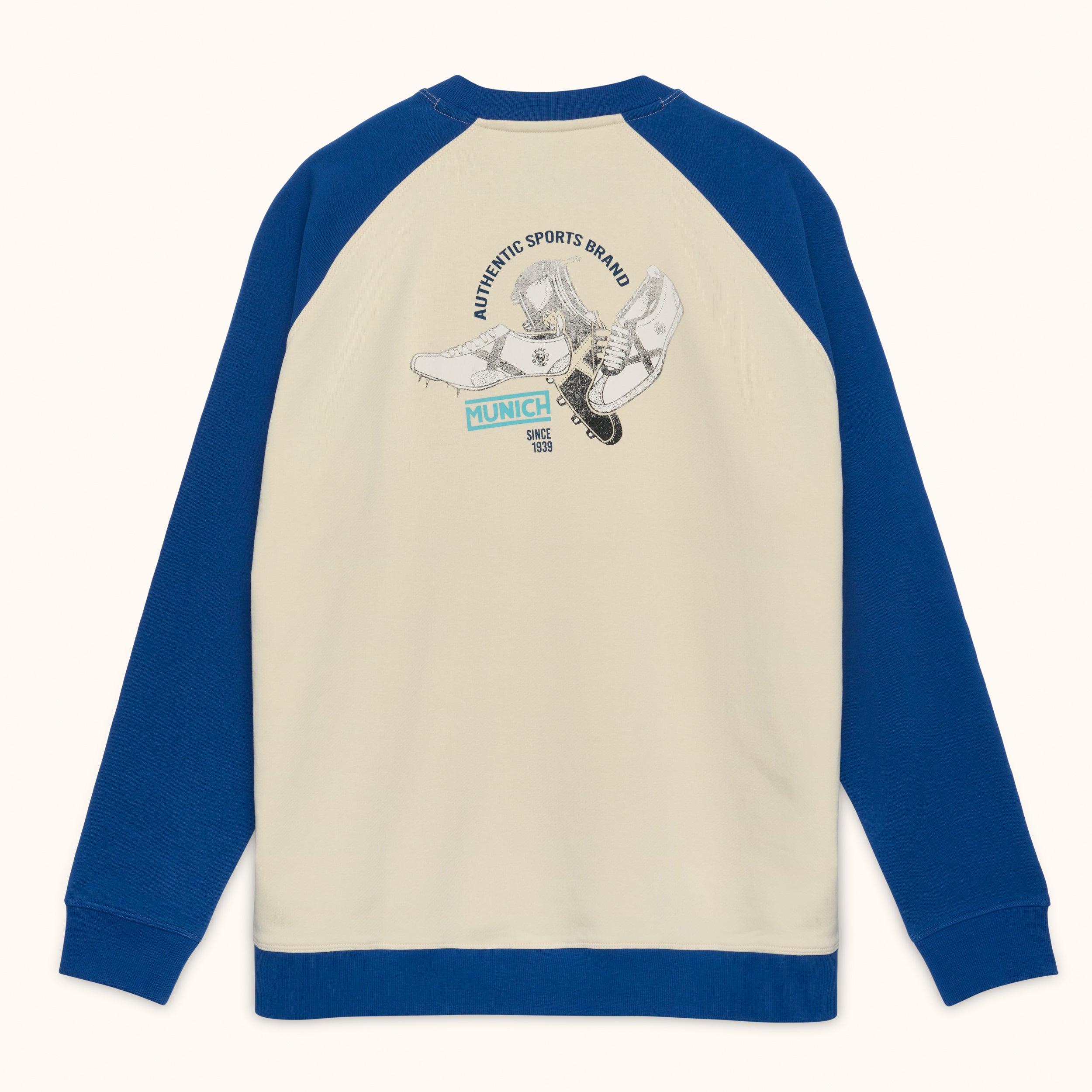 Munich Lifestyle 2507680 Ranglán Sweatshirt Chad Blue