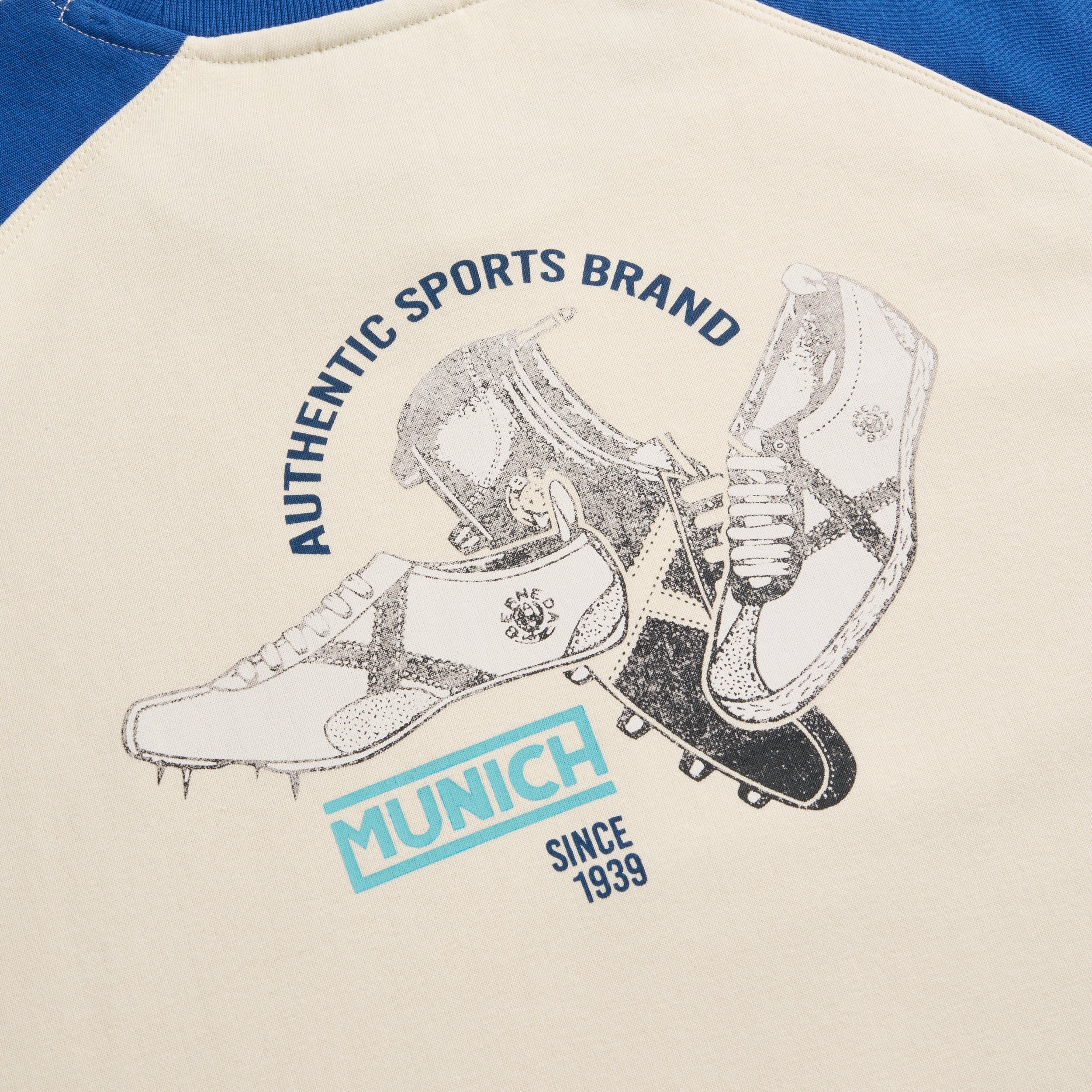 Munich Lifestyle 2507680 Ranglán Sweatshirt Chad Blue