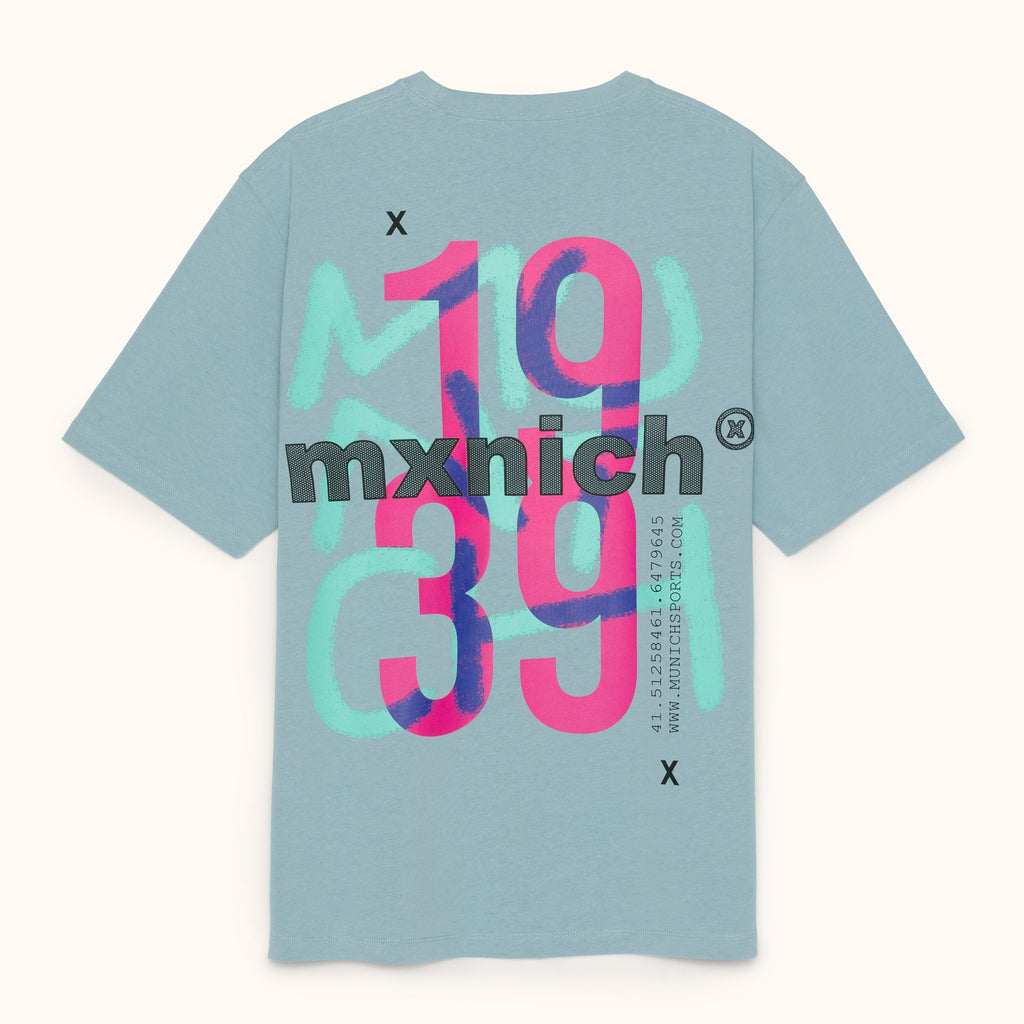 Munich Streetwear 2507638 Oversize T-Shirt Turquoise