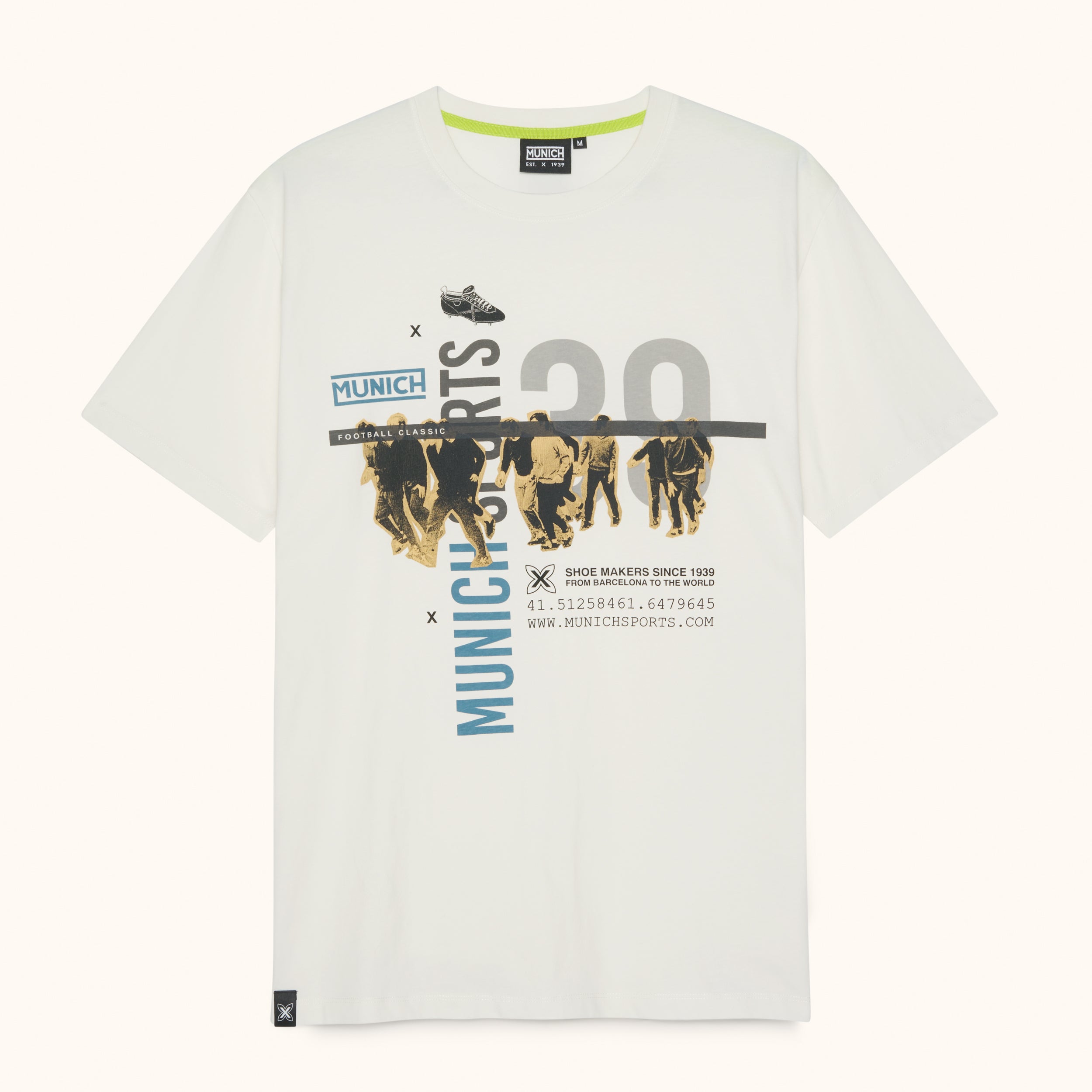 Munich Lifestyle 2507666 Regular T-shirt George White