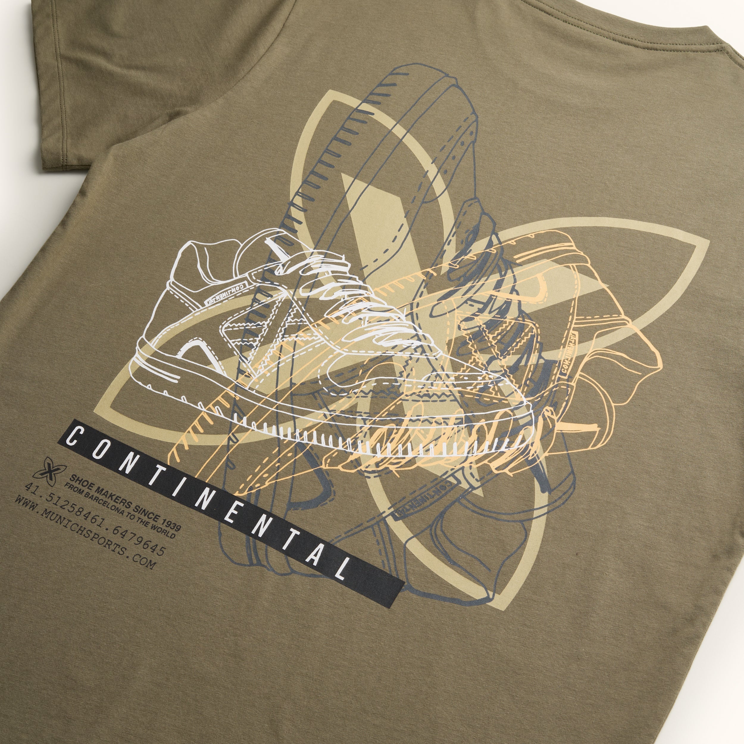 Munich Lifestyle 2507664 Regular T-shirt Jack Khaki